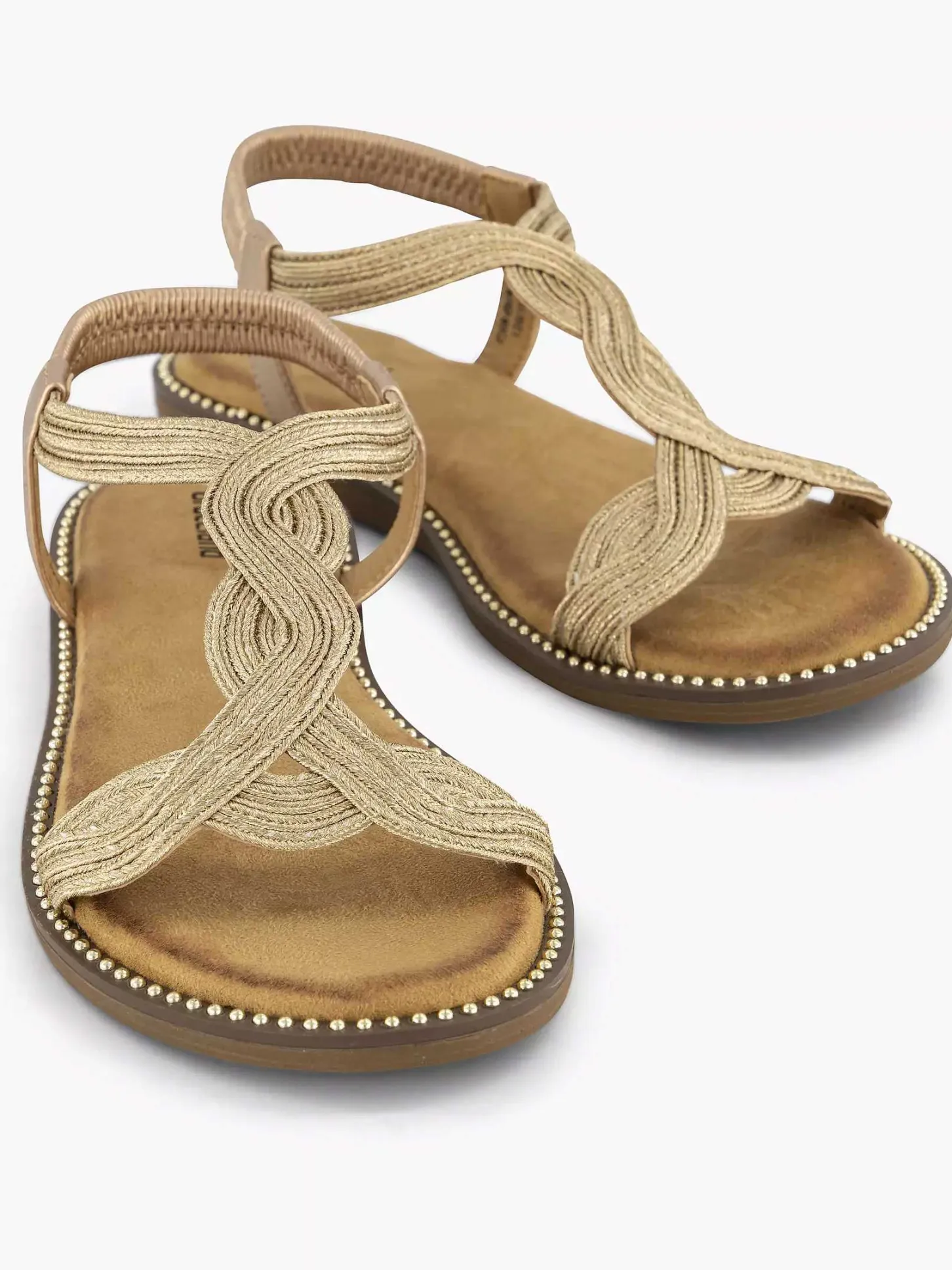 Online Champagne Sandaal Dames Sandalen