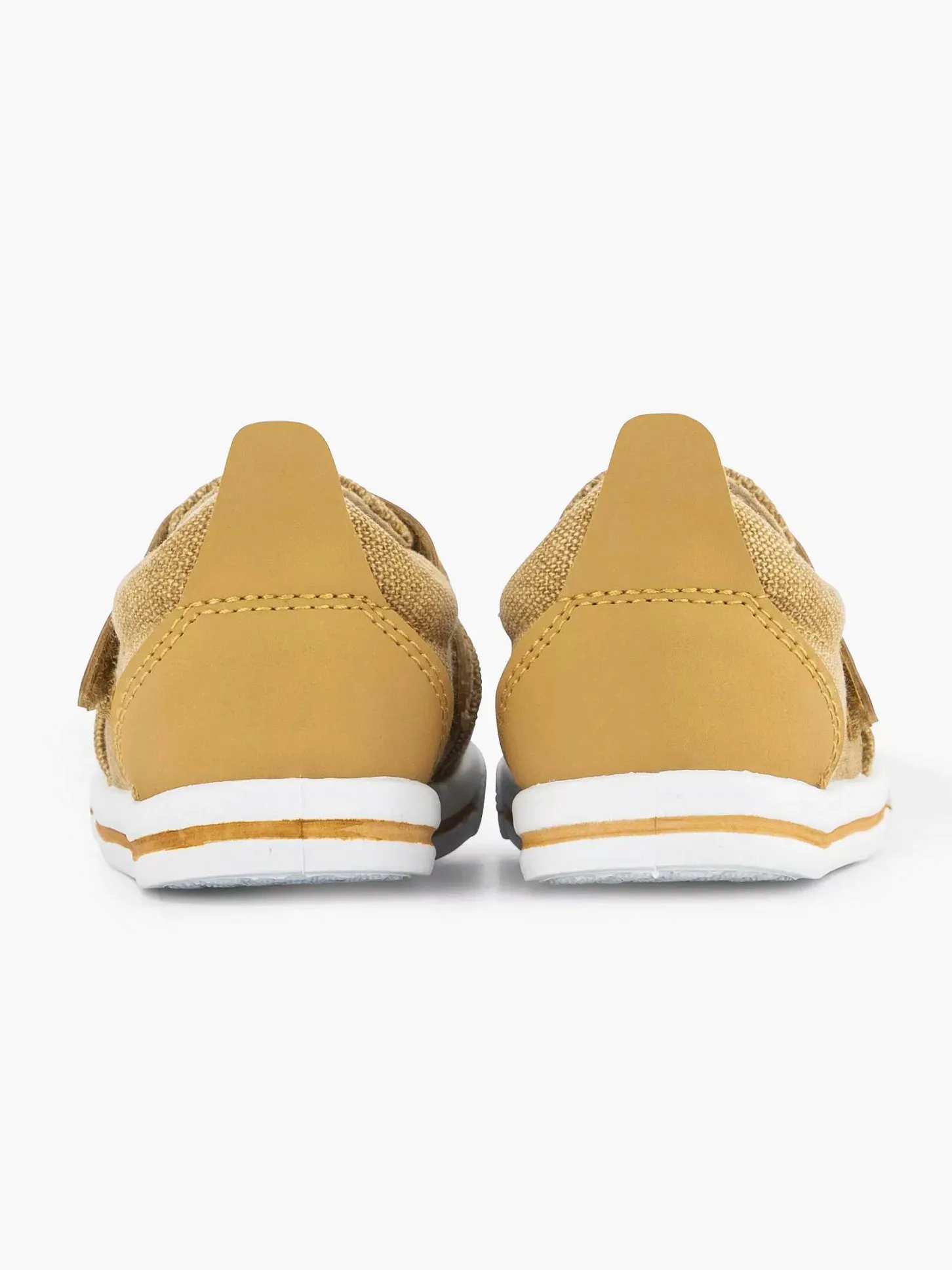 Best Cognac Canvas Instapper Kinderen Jongensschoenen