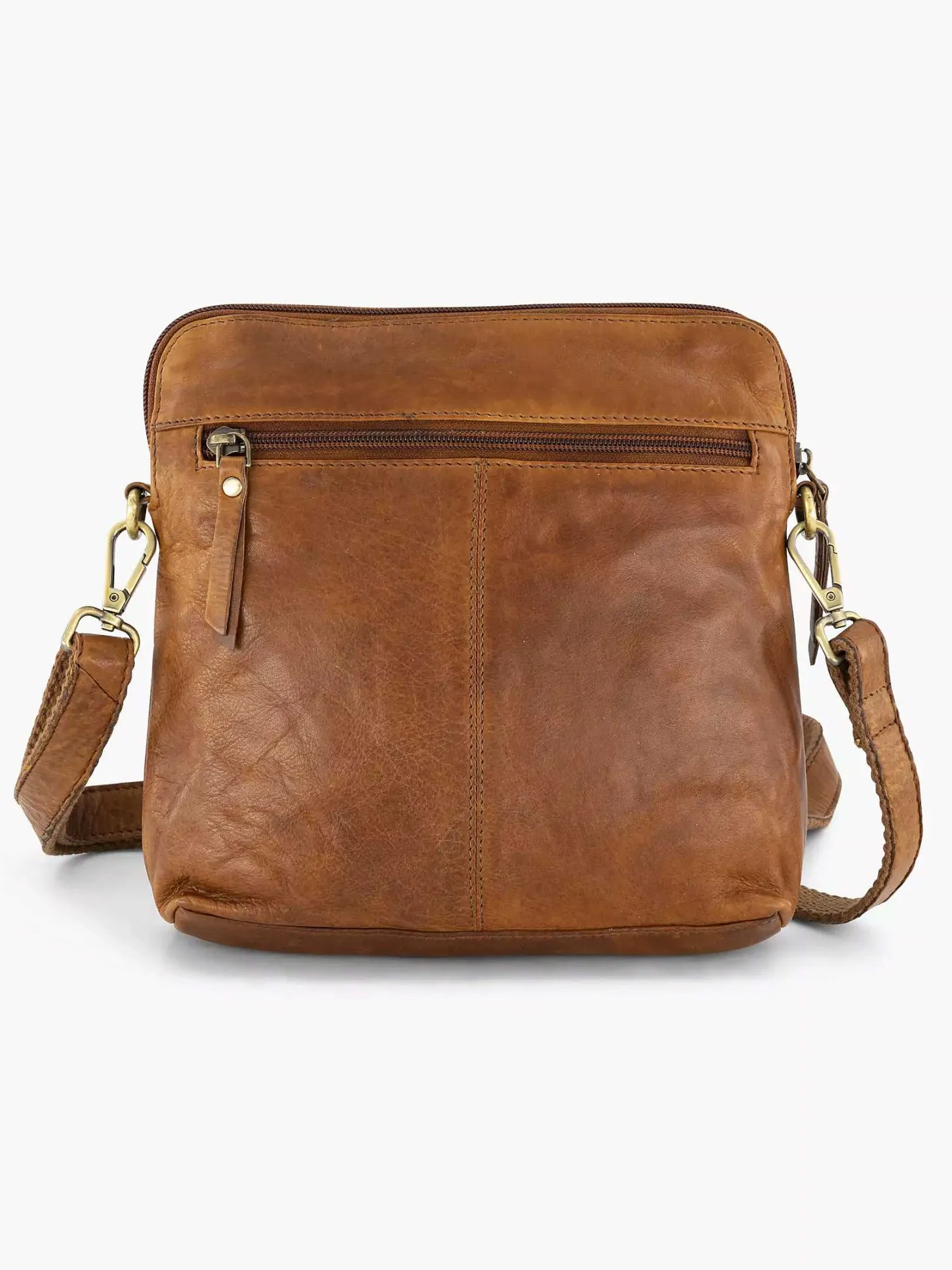 Outlet Cognac Leren Schoudertas Dames Online Exclusive Accessoires