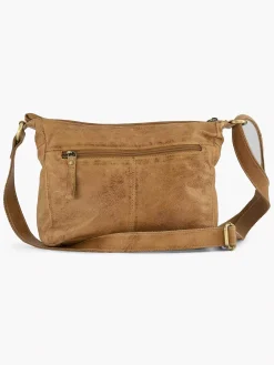 Online Cognac Leren Schoudertas Dames Online Exclusive Accessoires
