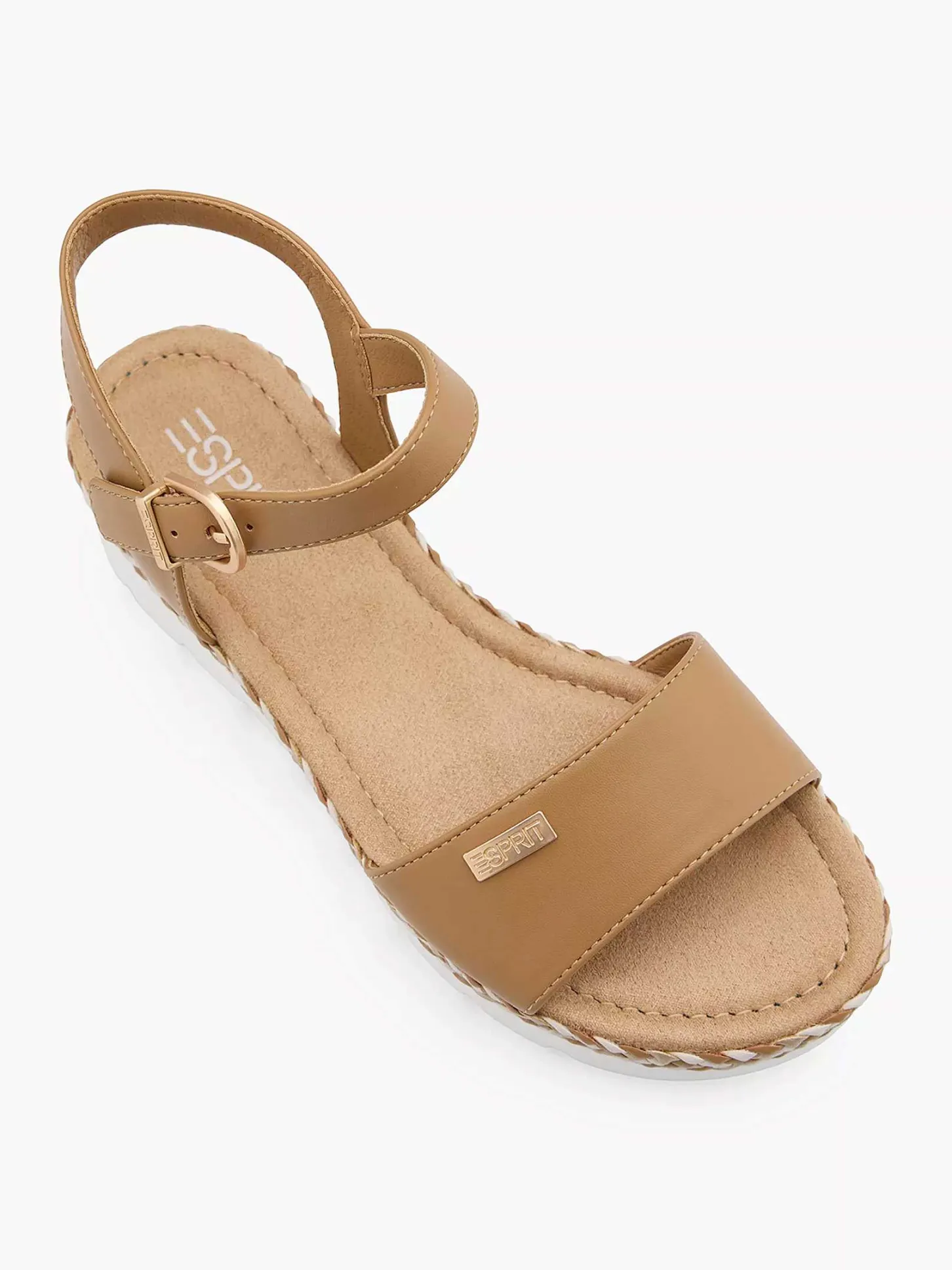 Discount Cognac Platform Sandaal Dames Sandalen