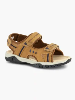 Cognac Sandaal Kinderen Babyschoenen