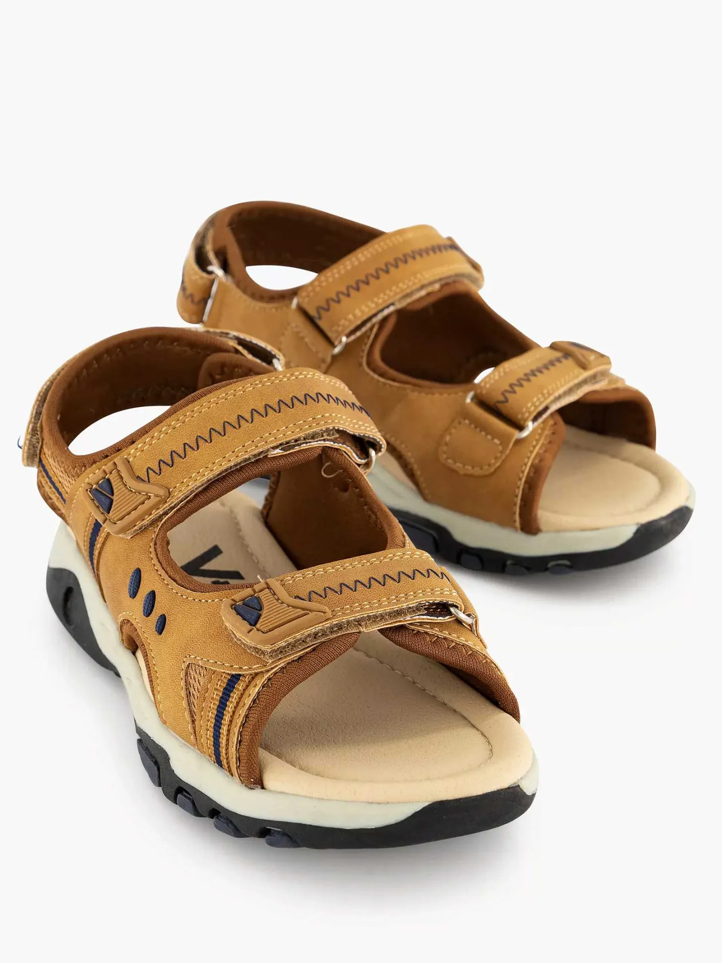 Cognac Sandaal Kinderen Babyschoenen