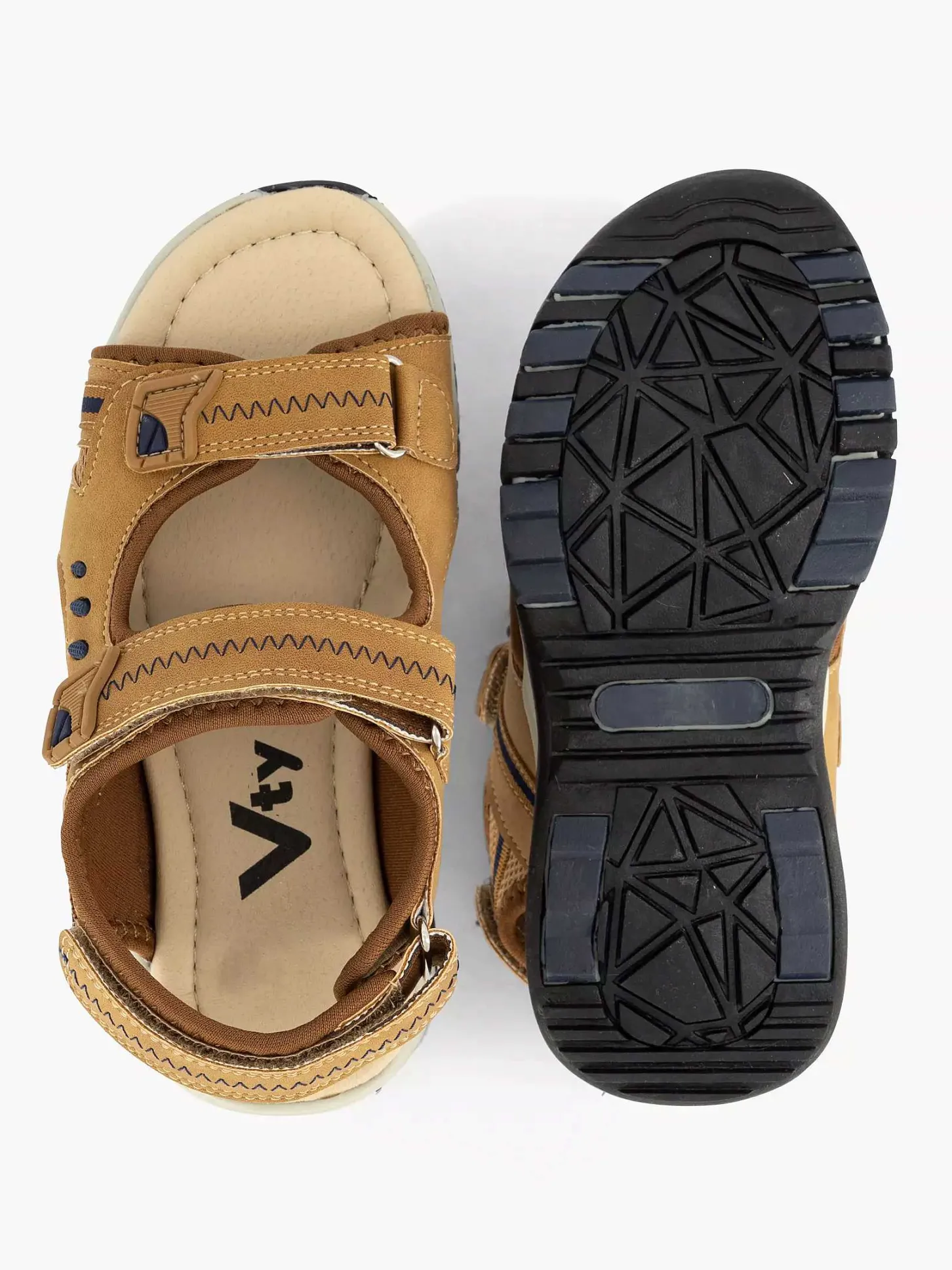 Cognac Sandaal Kinderen Babyschoenen