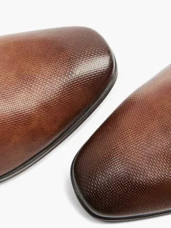 Outlet Cognac Veterschoen Heren Geklede Schoenen