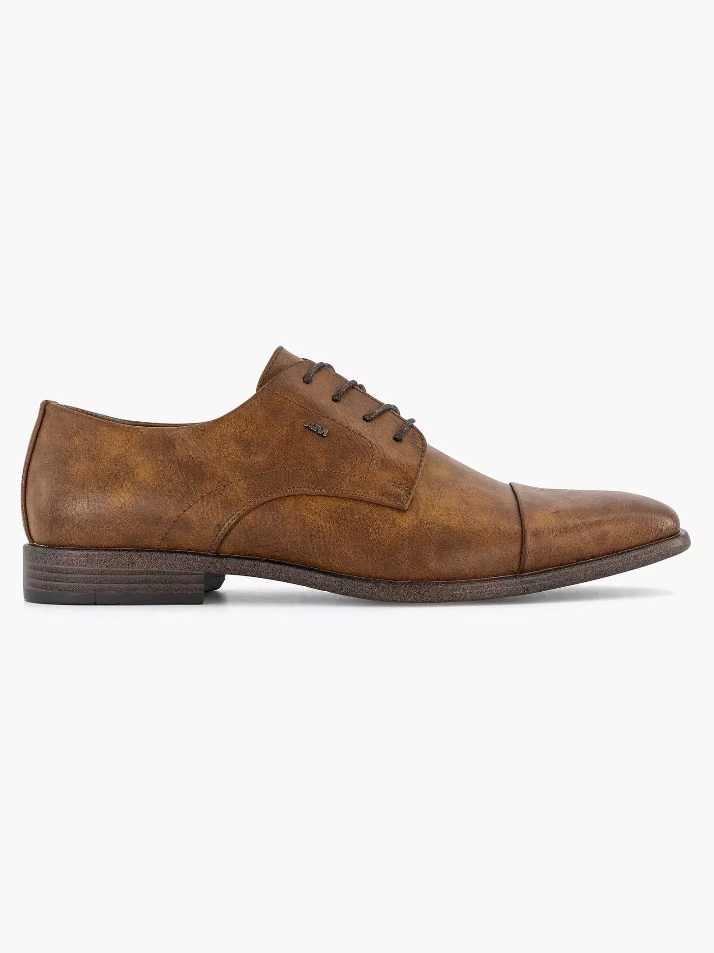 Cognac Veterschoen Heren Geklede Schoenen