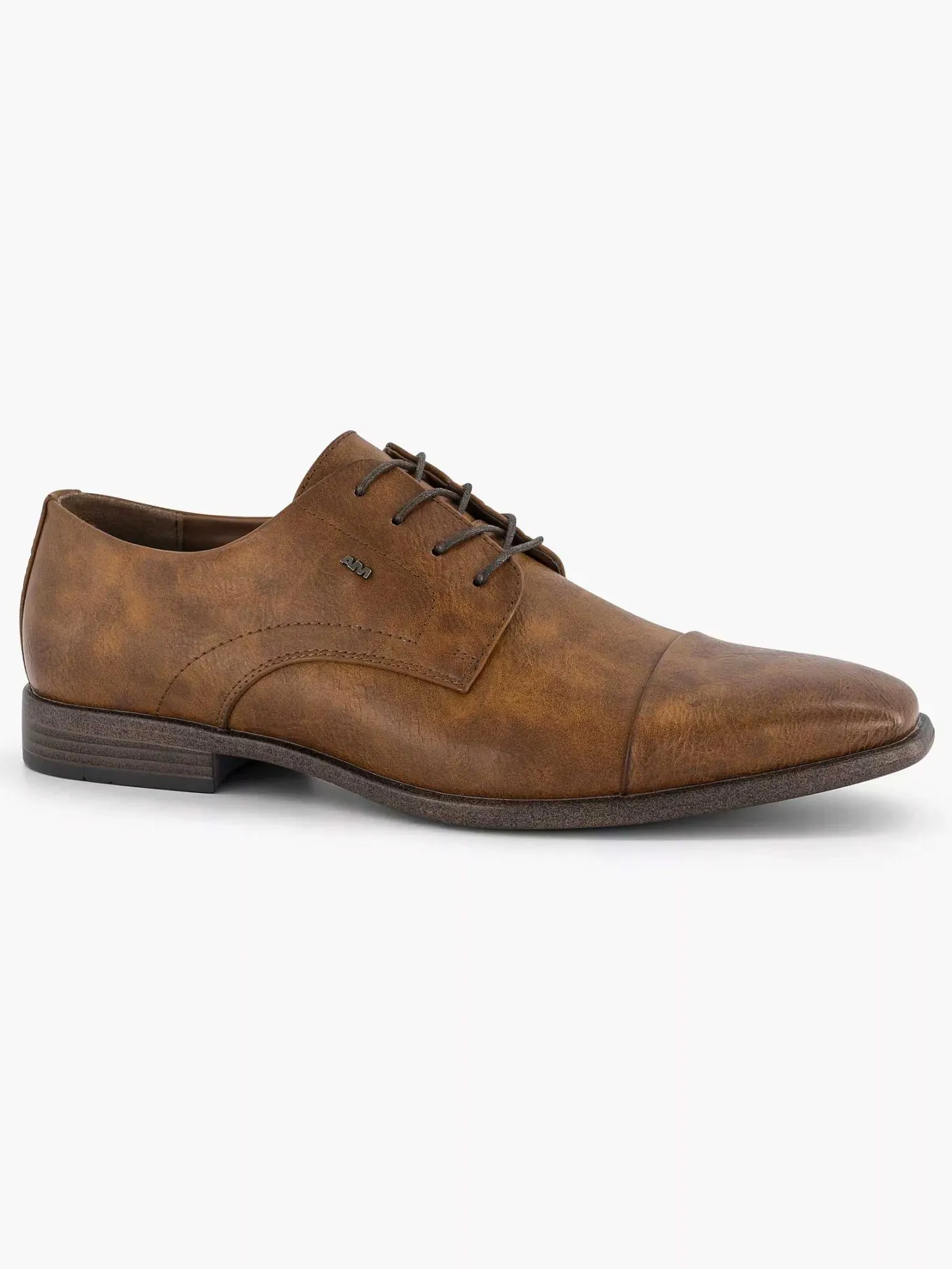 Cognac Veterschoen Heren Geklede Schoenen