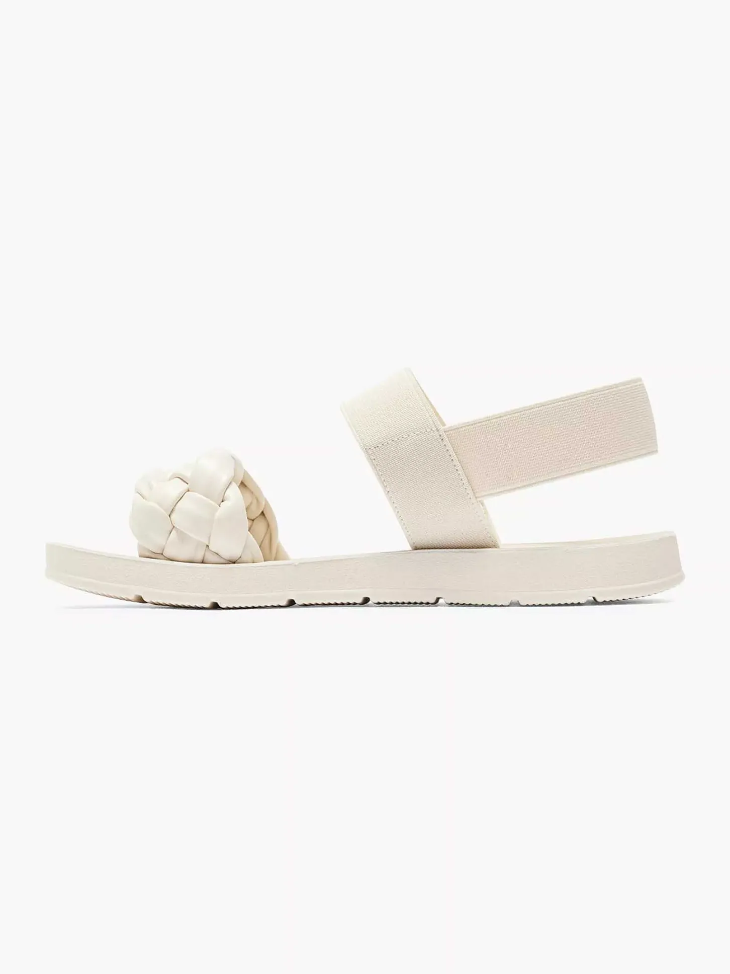 Hot Creme Sandaal Gevlochten Dames Sandalen