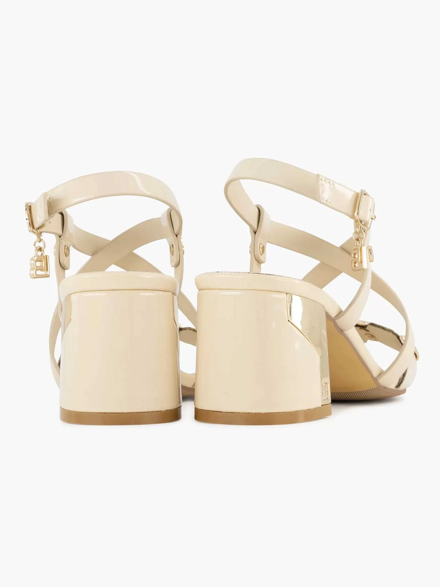 Clearance Creme Sandalette Dames Sandalen