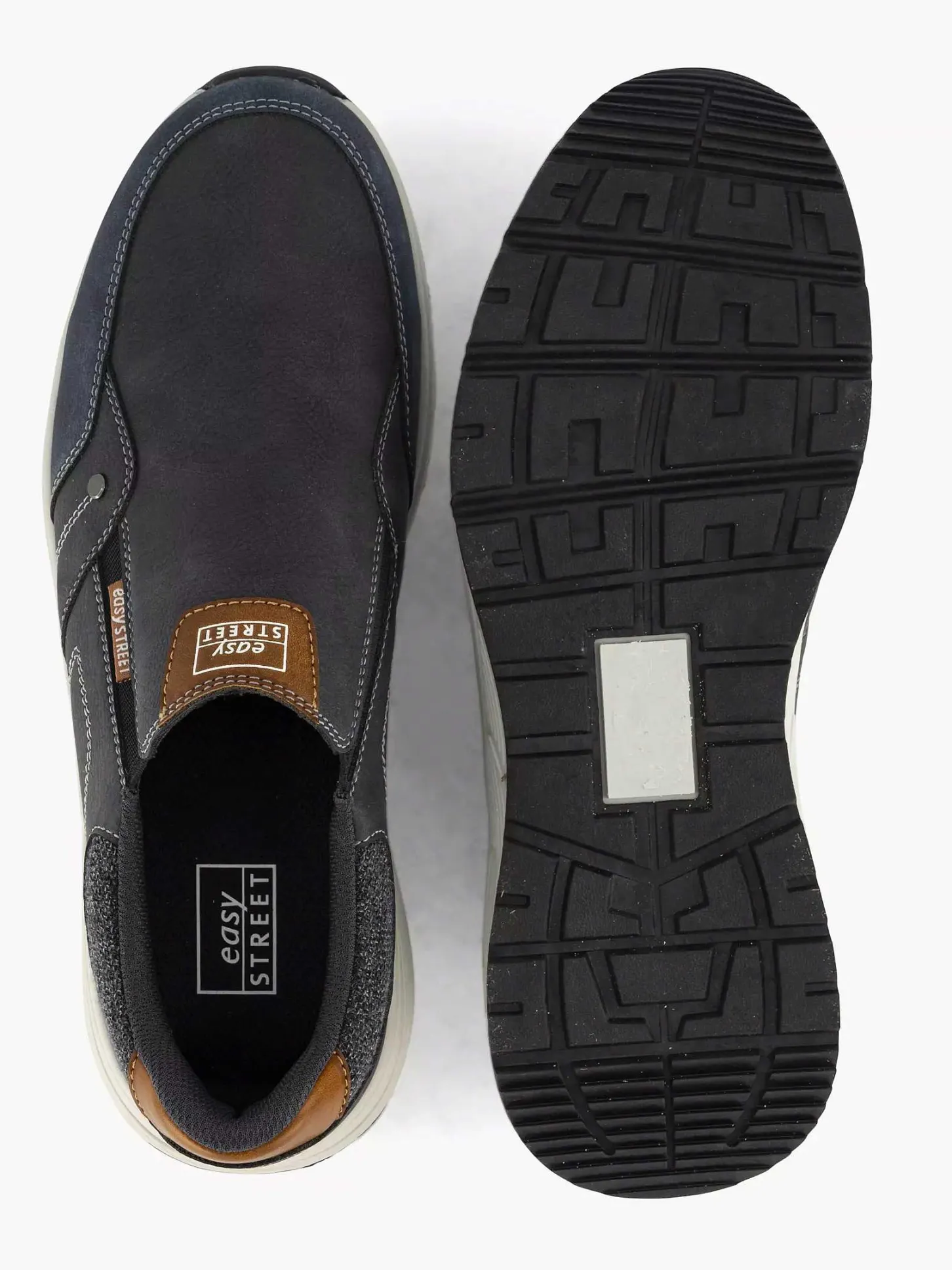 Hot Donkerblauwe Comfort Instapper Heren Geklede Schoenen