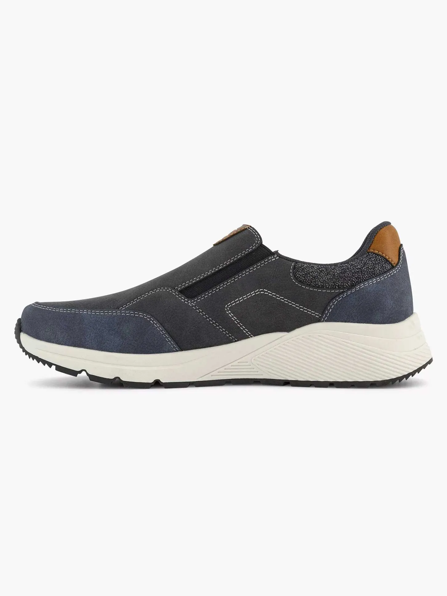 Hot Donkerblauwe Comfort Instapper Heren Geklede Schoenen