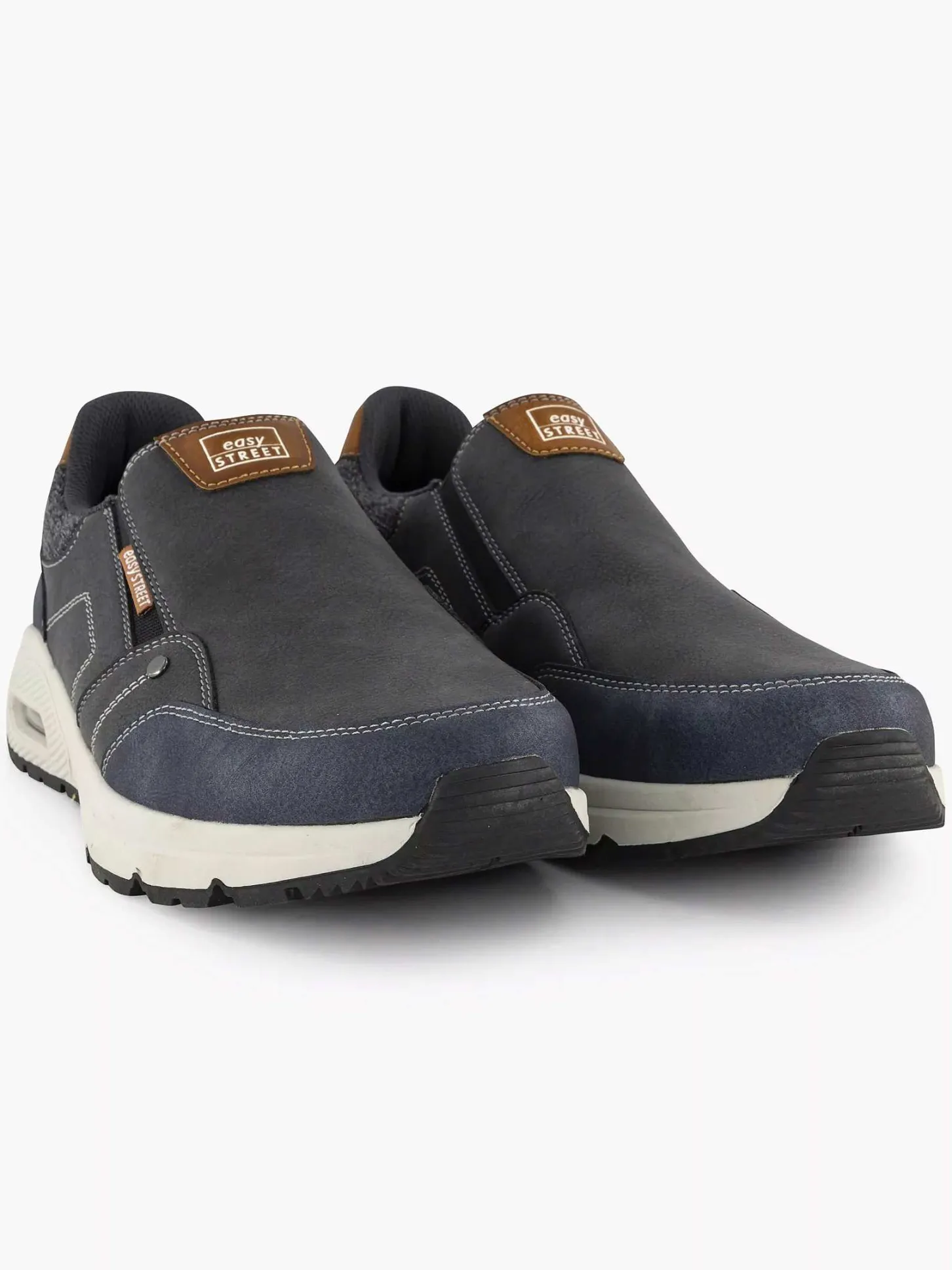 Hot Donkerblauwe Comfort Instapper Heren Geklede Schoenen