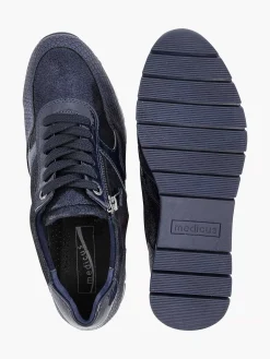 Online Donkerblauwe Comfort Sneaker Croco Dames Comfort Schoenen