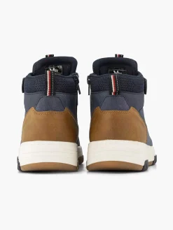 Donkerblauwe Hoge Sneaker Kinderen Jongensschoenen