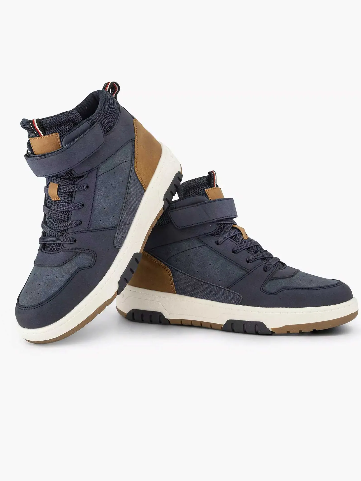 Donkerblauwe Hoge Sneaker Kinderen Jongensschoenen