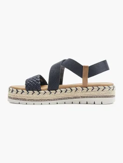 New Donkerblauwe Platform Sandaal Dames Sandalen