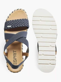 New Donkerblauwe Platform Sandaal Dames Sandalen