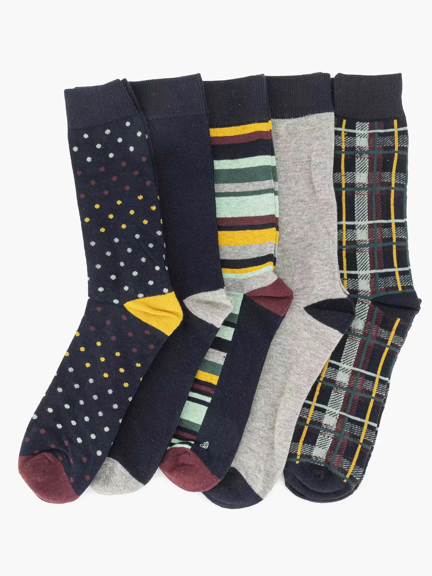 Discount Donkerblauwe Sokken 40-46 5 Pak Heren Sokken