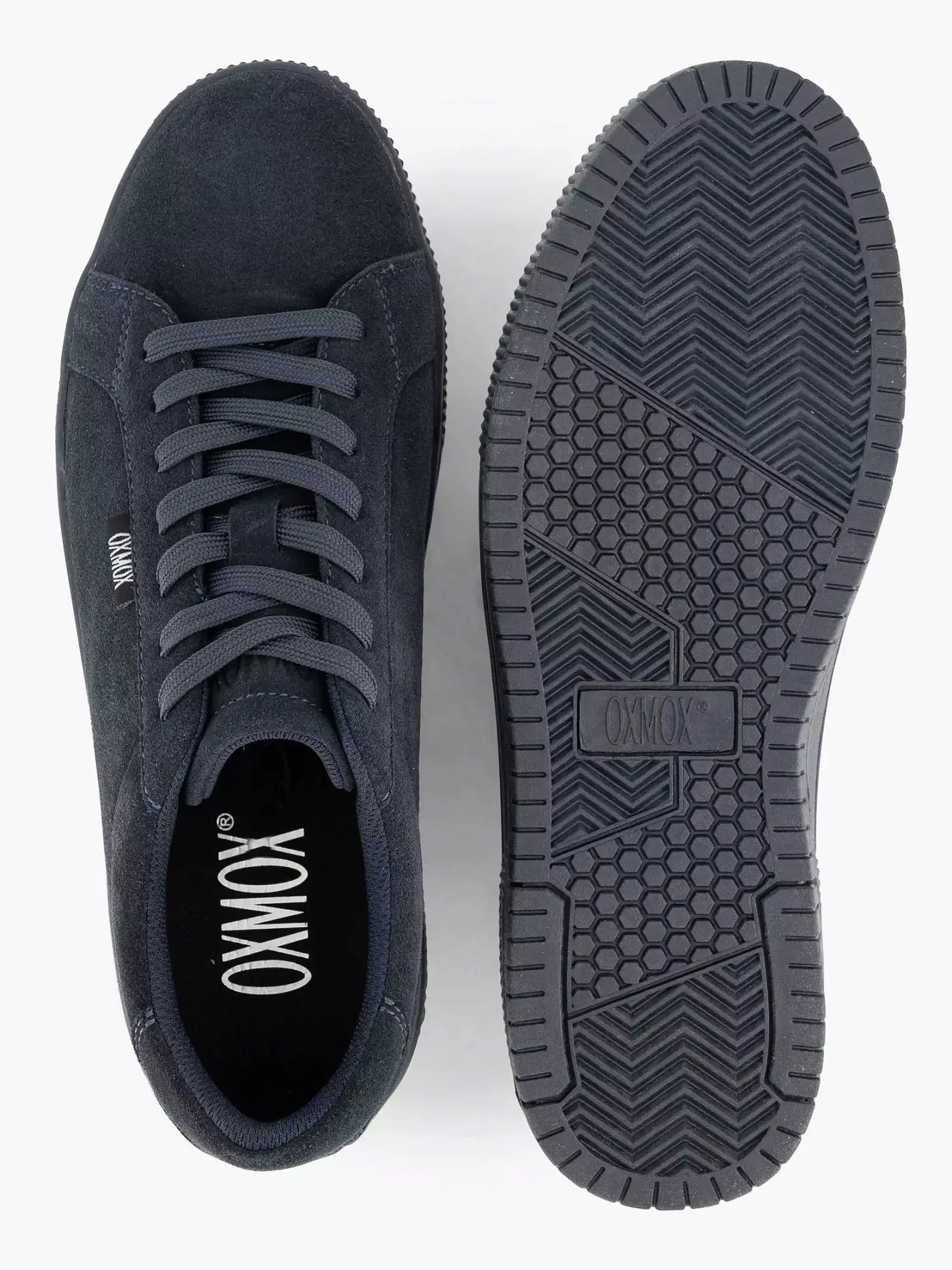 Best Donkerblauwe Suede Sneaker Heren Sneakers