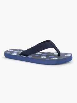 Sale Donkerblauwe Teenslipper Smiley Kinderen Jongensschoenen