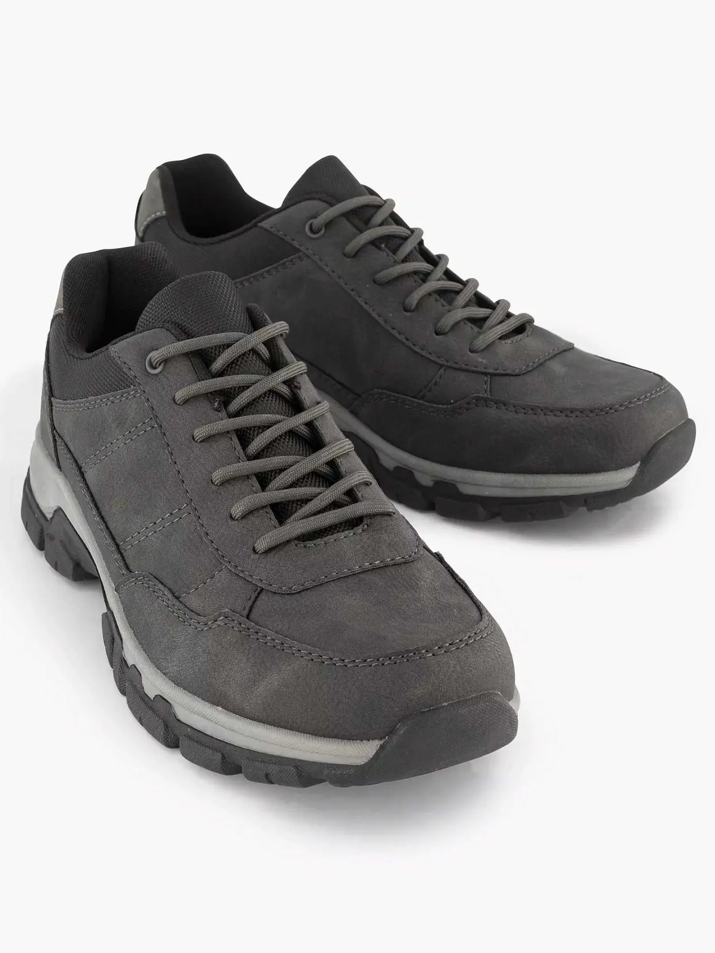New Donkergrijze Comfort Sneaker Heren Sneakers