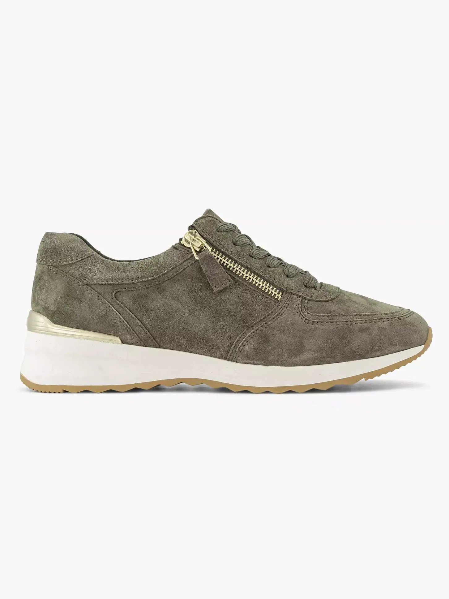 Discount Donkergroene Leren Comfort Sneaker Dames Comfort Schoenen