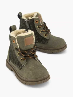 New Donkergroene Veterboot Kinderen Babyschoenen