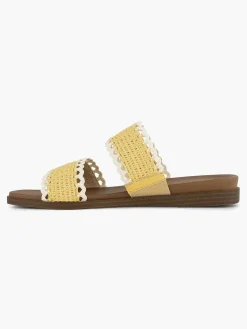Outlet Gele Slipper Dames Slippers