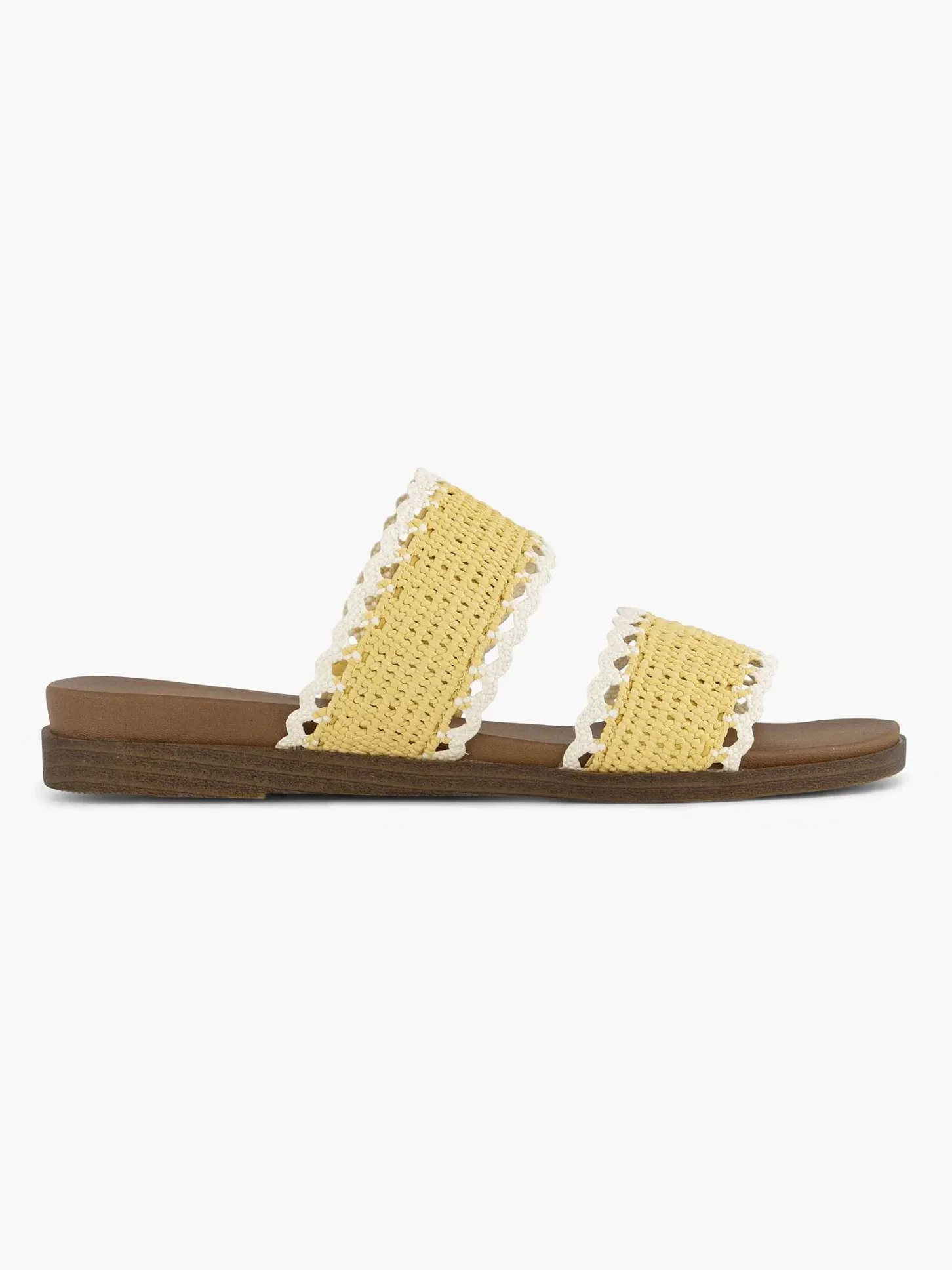 Outlet Gele Slipper Dames Slippers