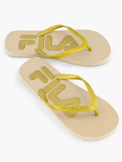Gele Teenslipper Dames Sandalen