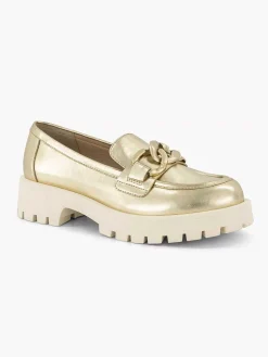 Best Gouden Chunky Loafer Dames Instappers