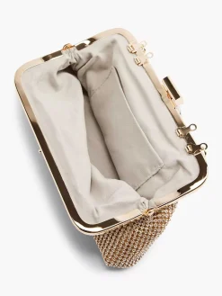New Gouden Clutch Glitters Dames Online Exclusive Accessoires
