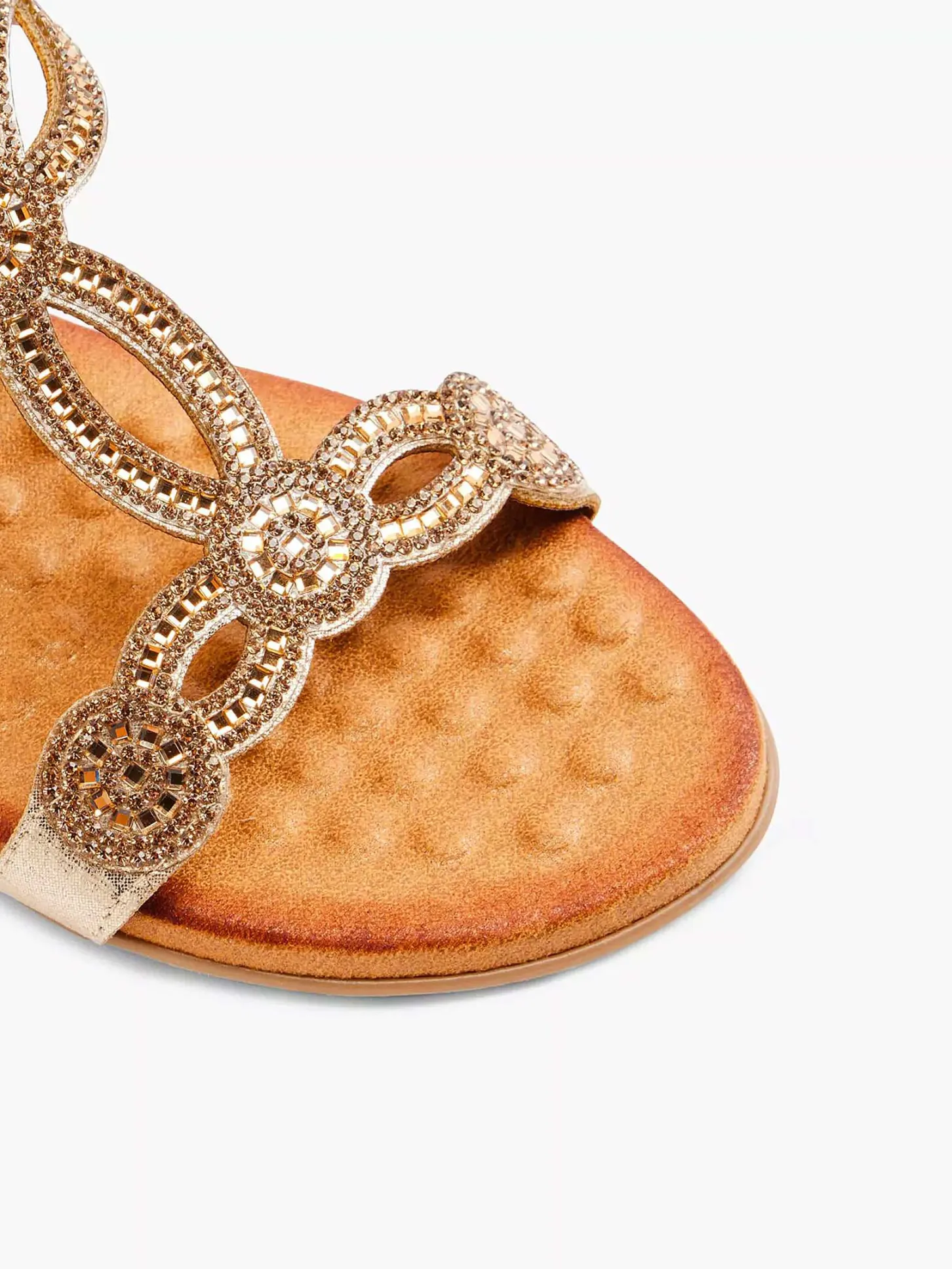 Discount Gouden Comfort Sandalette Dames Comfort Schoenen