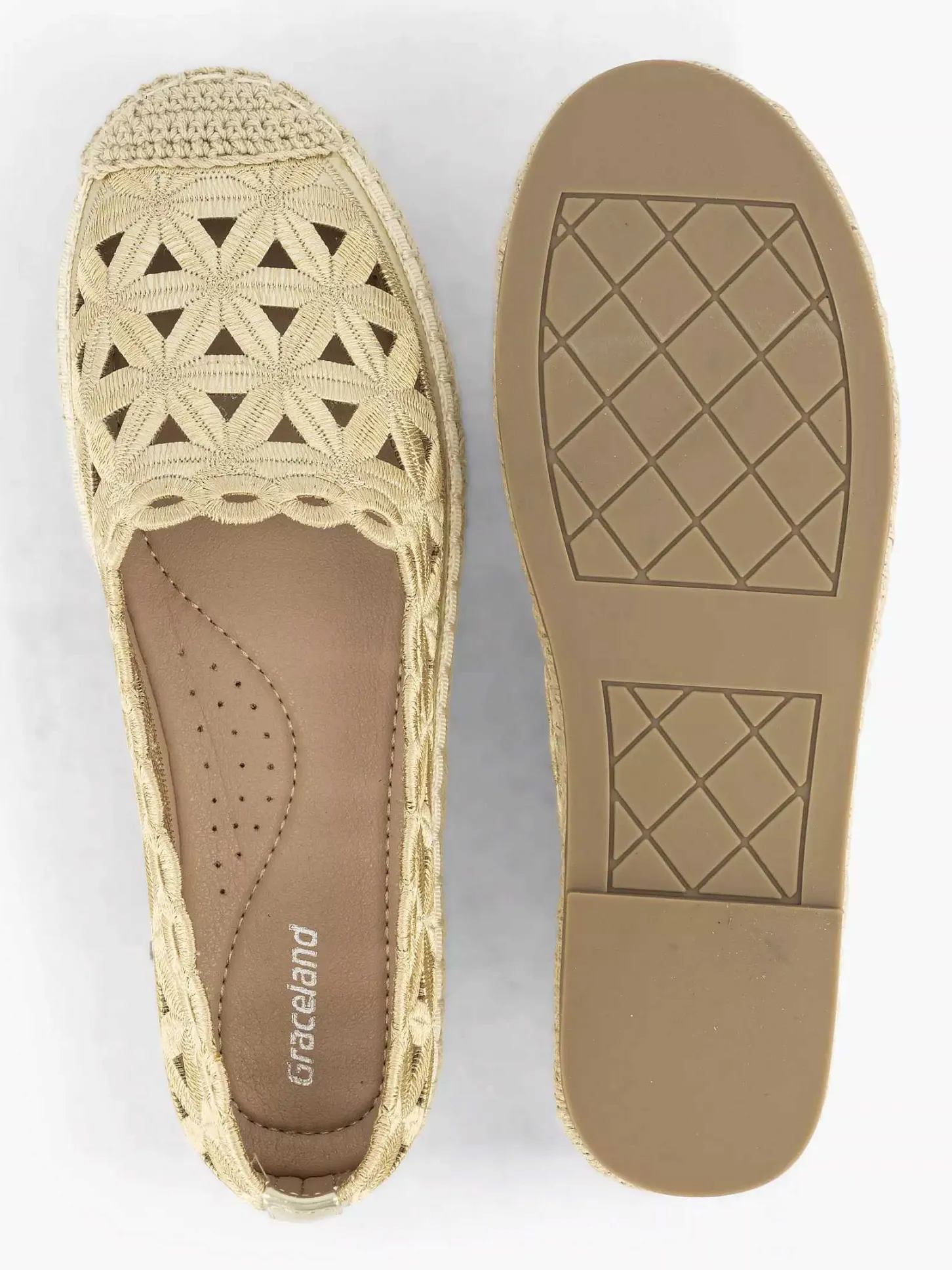Best Gouden Espadrille Dames Instappers