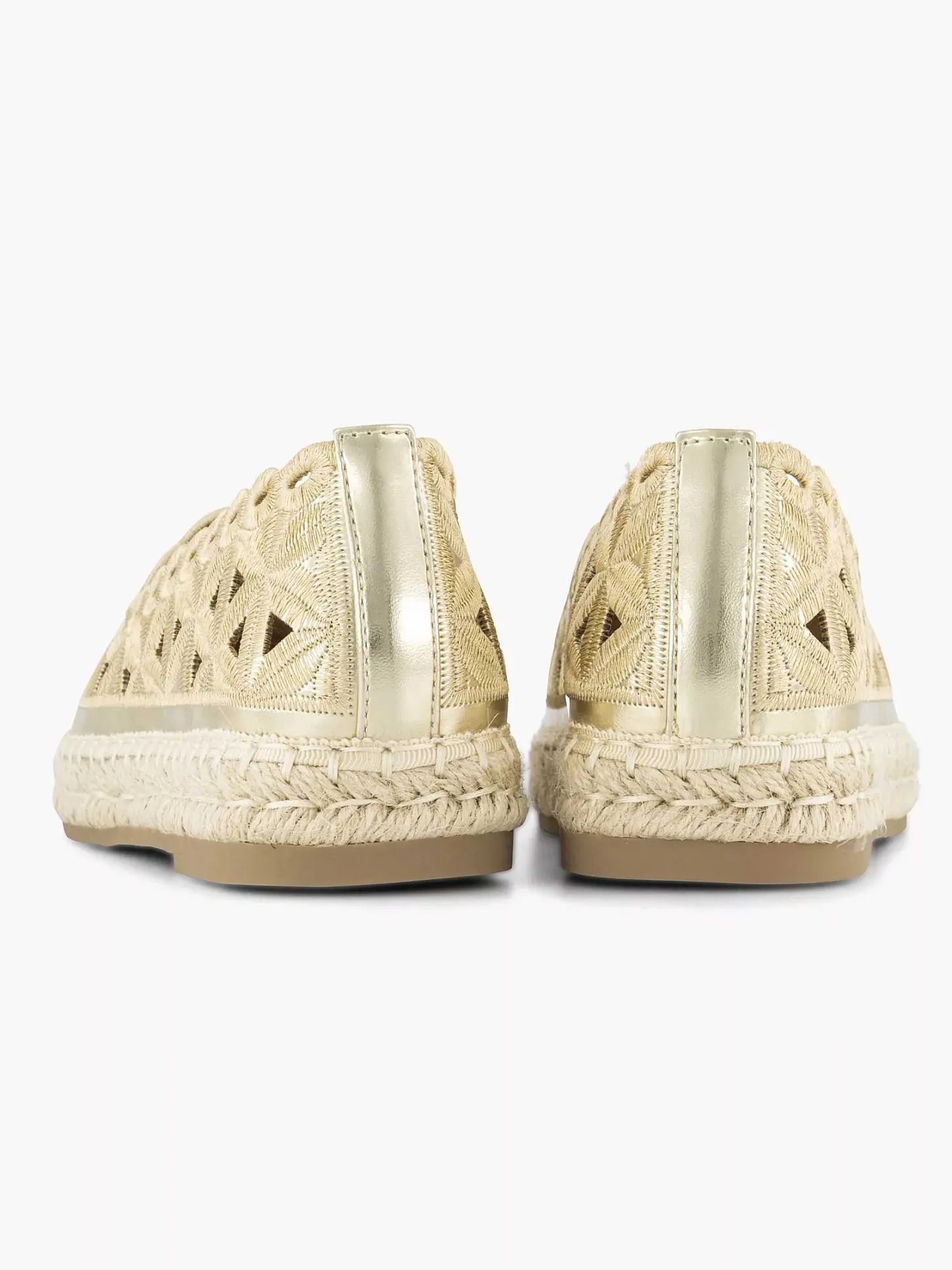 Best Gouden Espadrille Dames Instappers