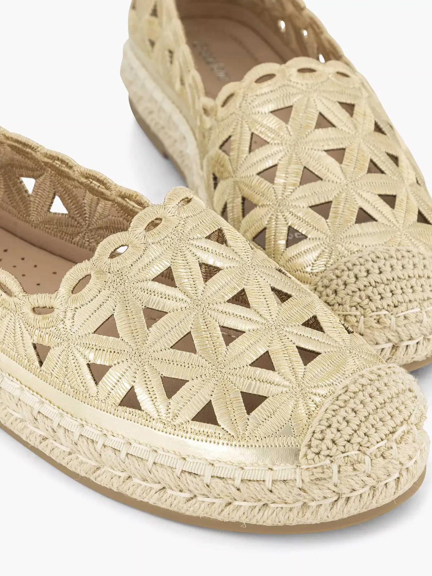 Best Gouden Espadrille Dames Instappers