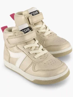 Discount Gouden Hoge Sneaker Kinderen Jongensschoenen