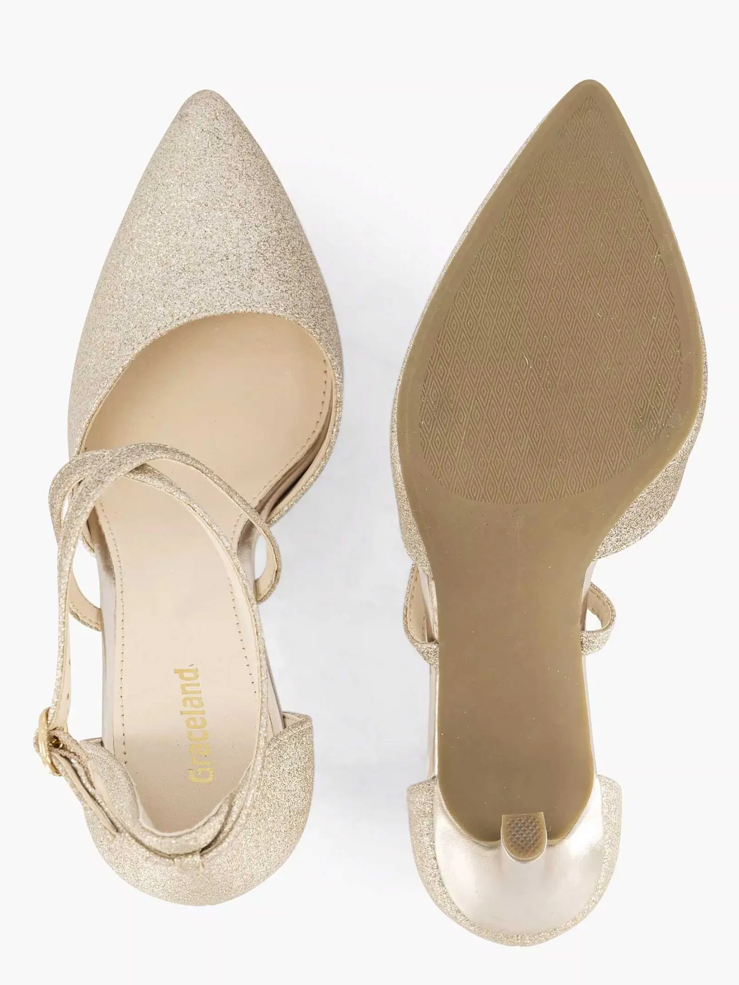 Best Gouden Pump Glitter Dames Pumps