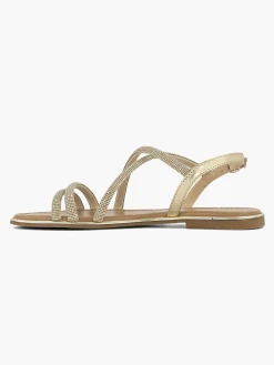 New Gouden Sandaal Dames Sandalen