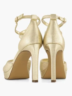 Outlet Gouden Sandalette Dames Pumps