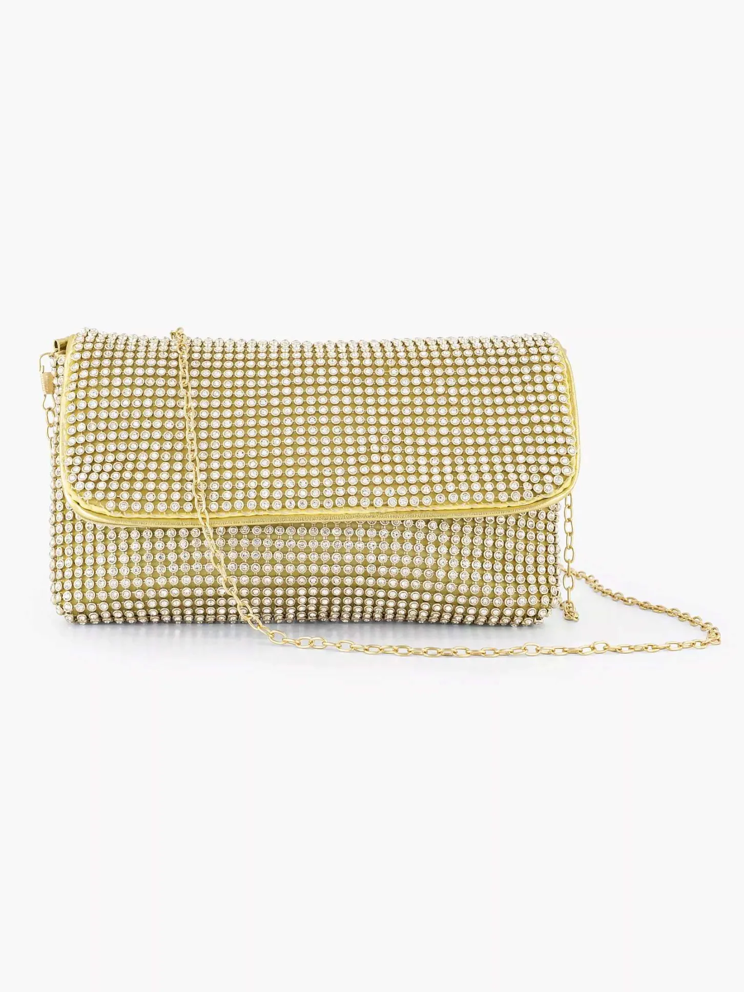 Online Gouden Schoudertas Steentjes Dames Online Exclusive Accessoires