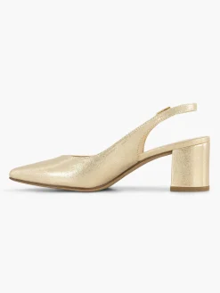 New Gouden Slingback Dames Pumps