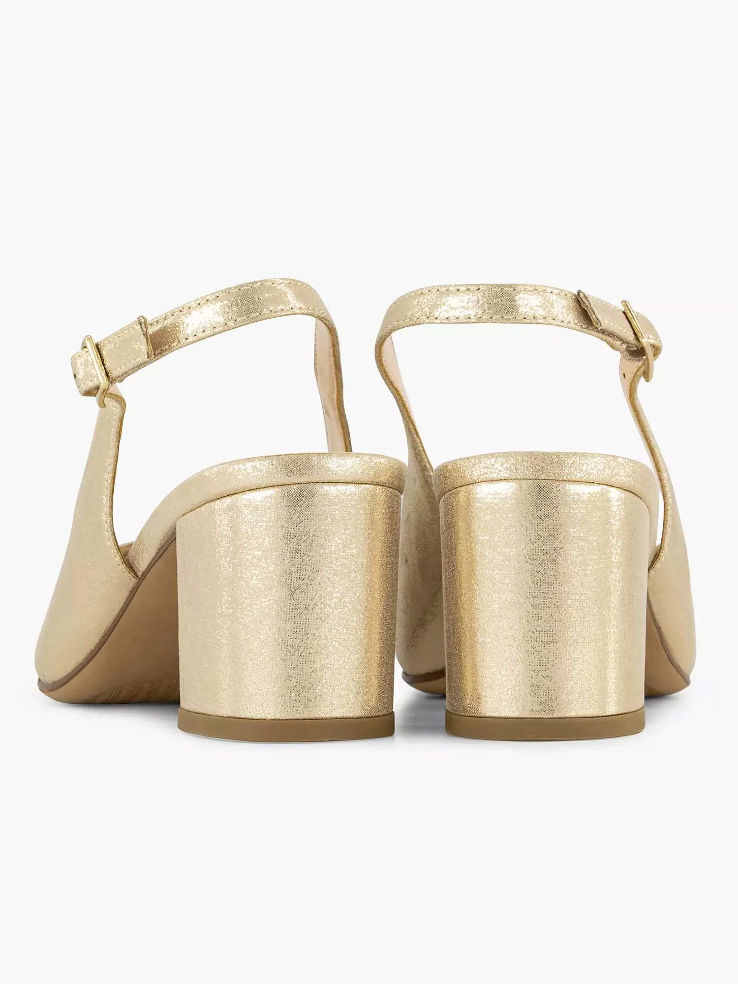New Gouden Slingback Dames Pumps