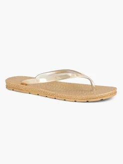 Discount Gouden Teenslipper Dames Slippers