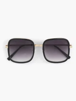 Gouden Vierkante Zonnebril Dames Online Exclusive Accessoires