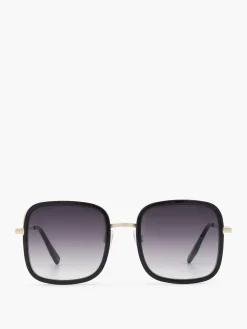 Gouden Vierkante Zonnebril Dames Online Exclusive Accessoires