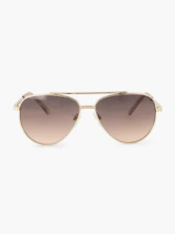 Outlet Gouden Zonnebril Dames Online Exclusive Accessoires