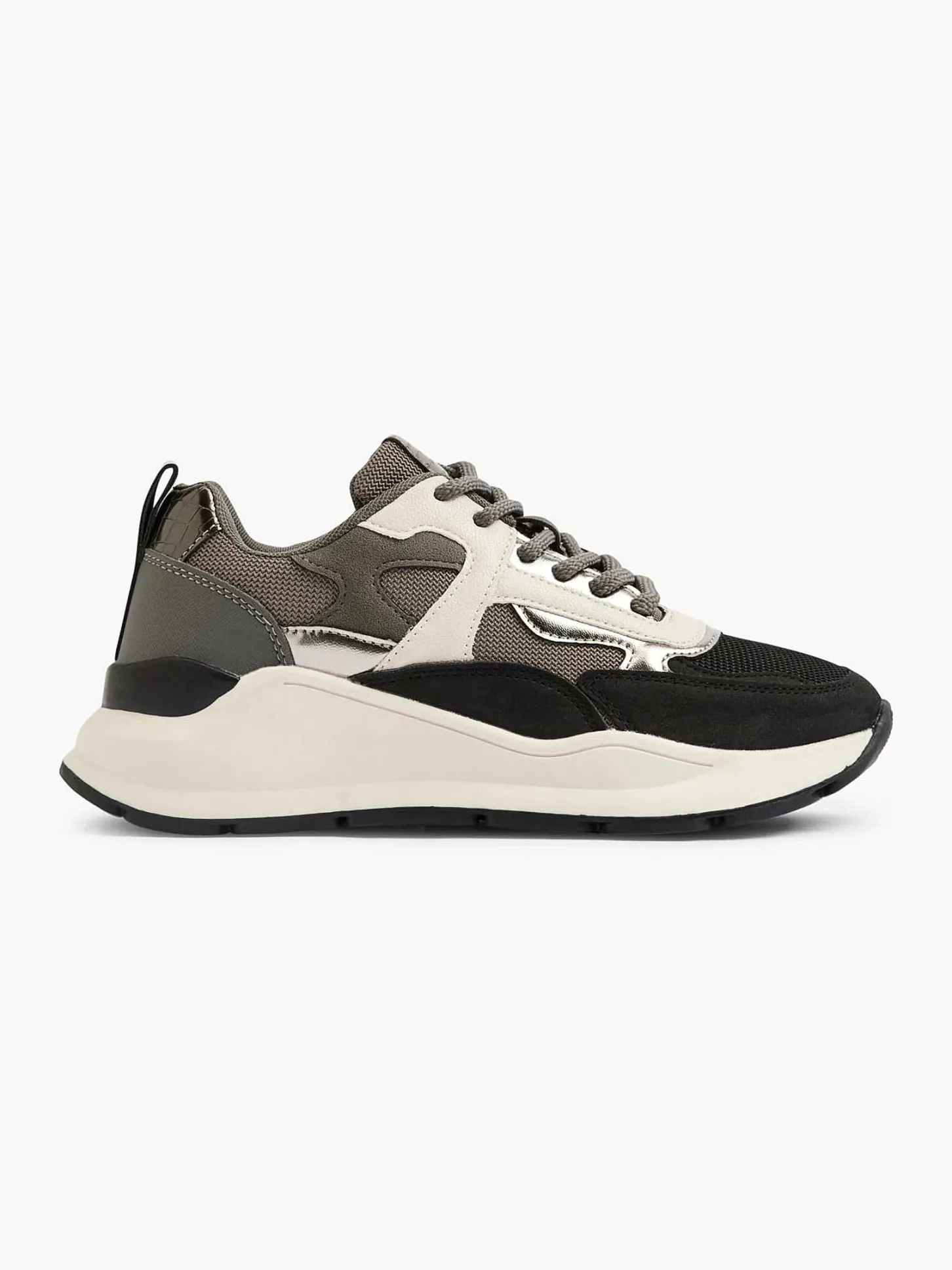 Clearance Grijze Chunky Sneaker Dames Sneakers