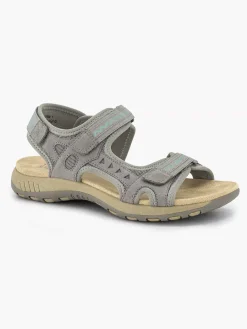 Sale Grijze Comfort Sandaal Dames Comfort Schoenen