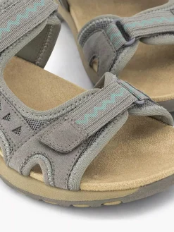 Sale Grijze Comfort Sandaal Dames Comfort Schoenen